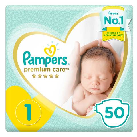 Buy Pampers Premium Care Diapers Size 1 